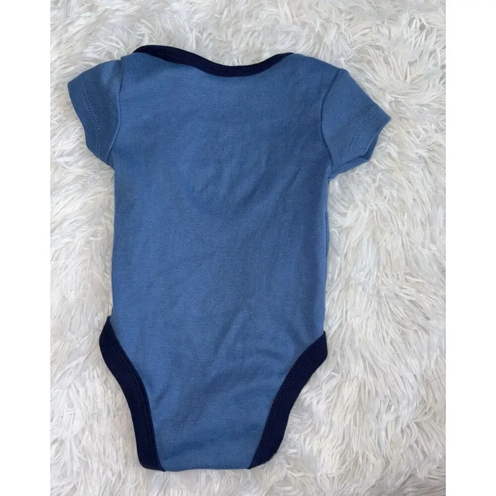 Nike “Just Do It” Baby 3 Mo. Classic “Just Do It” Blue Romper. Cute, Great Shape